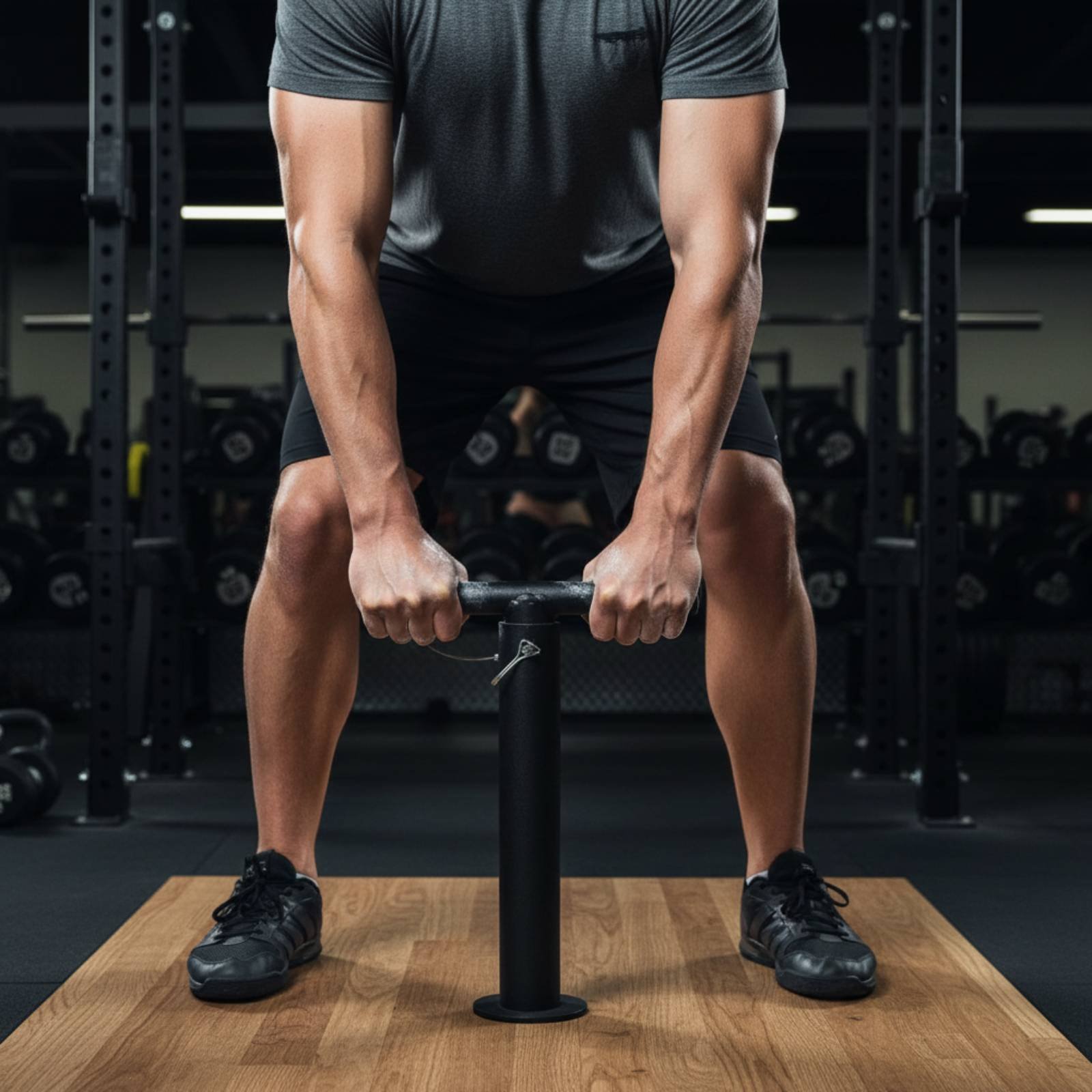 ランドマインバーハンドル ヘビーデューティースチール製 調節 - Landmine Barbell Attachment のレビューと価格